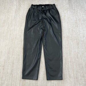 3 for $6 Lisadnyc The Drop Vegan Leather Crop Black Pants M